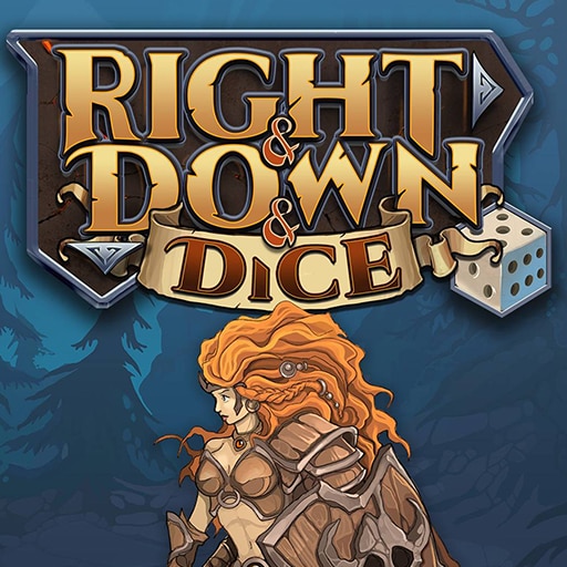 Right and Down and Dice Trophies