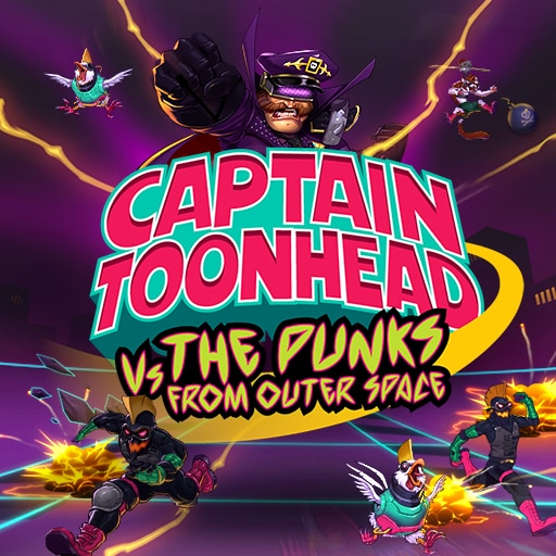 Captain Toonhead Vs The Punks From Outer Space Trophy Set