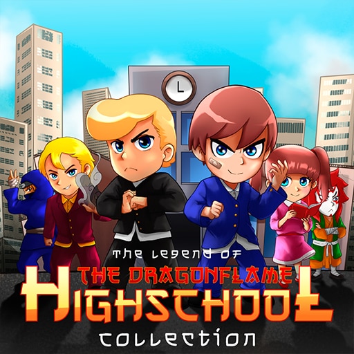 The Legend of the Dragonflame: Highschool Collection