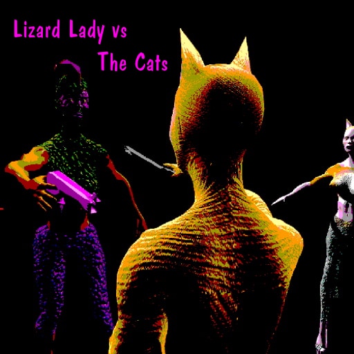 Lizard Lady vs the Cats Platinum Edition