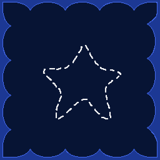 A starless sky