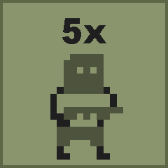 5 enemies 