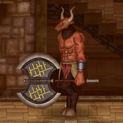 Minotaur completely defeated