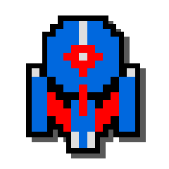Blue Spaceship