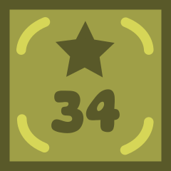 34 Stars