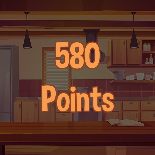 Reach 580 points in total