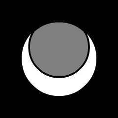 Shining moon
