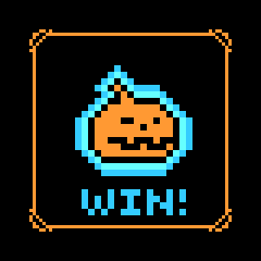 Win the game as Pumpkin Man