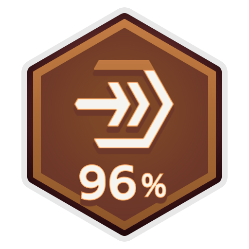 96% Story Progress