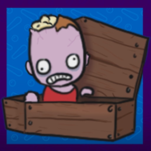 Zombie in a coffin