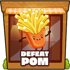 Pom defeated