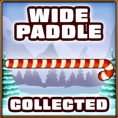Wide paddle collected