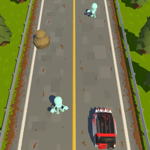 Run over 30 turquoise Zombies