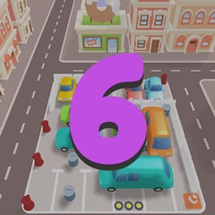 Incorrectly park out 6 cars