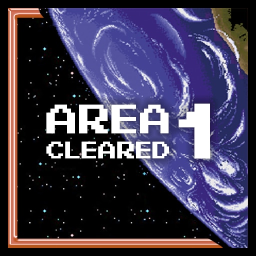 Image Fight (Arcade) - Area 1 Cleared