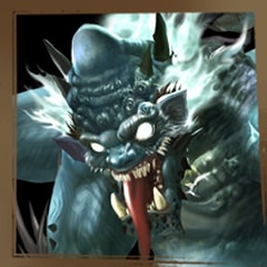 Green-faced Demon