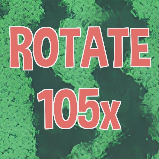 Rotate 105 times