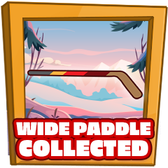 Wide paddle collected