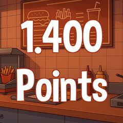 Reach 1.400 points in total.