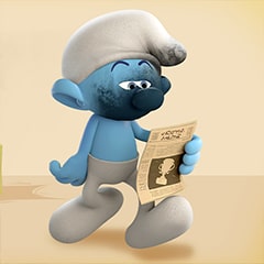 Treasure Hunter Smurf