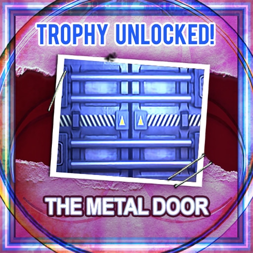 The metal door