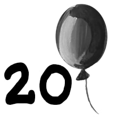20 balloons