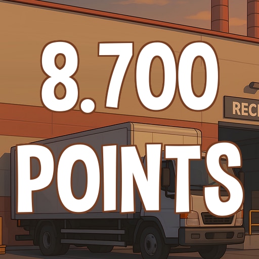 Reach 8.700 points in total