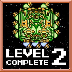 Image Fight (NES) - Level 2 Complete