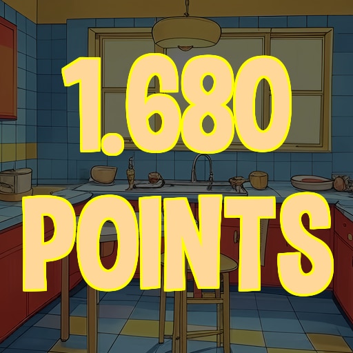 Reach 1.680 points in total