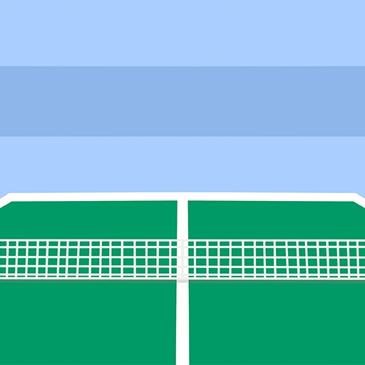 A modern table tennis table is 76 cm high, 1.525 m wide, and 2.74 m long
