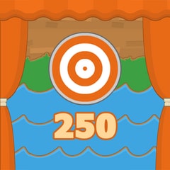 Hit 250 wooden targets