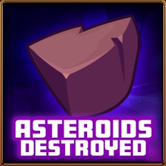Asteroids destroyed
