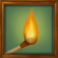 I burn you!