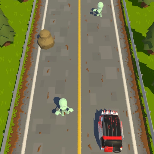 Run over 10 green Zombies