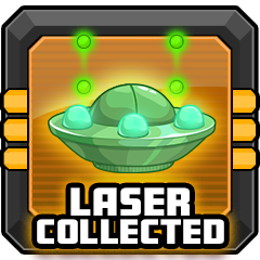 Laser collected