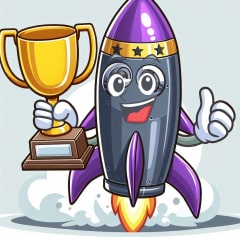 Destroy 10 purple Rockets