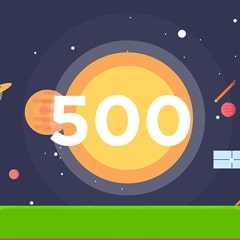 Accumulate 500 points in total