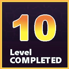 Level 10 completed