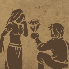 A romantic heart