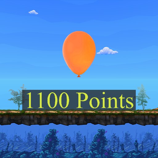 1100 points