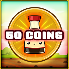 50 coins collected