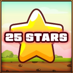 25 stars earned