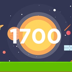 Accumulate 1700 points in total