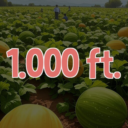 Roll 1.000 feet