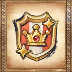 Gold Crown Shield