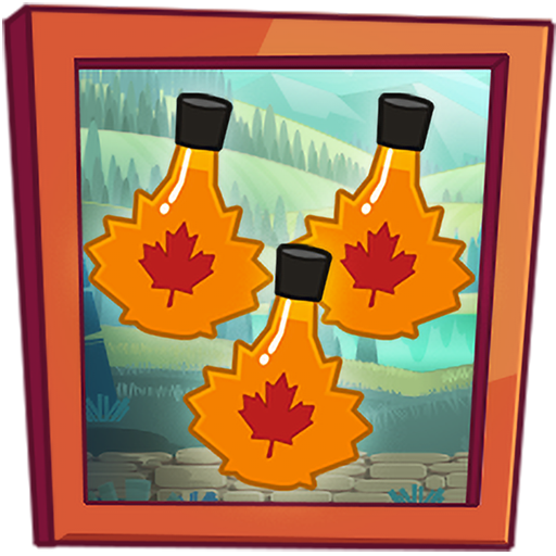 Collect 3 maple syrup bottles