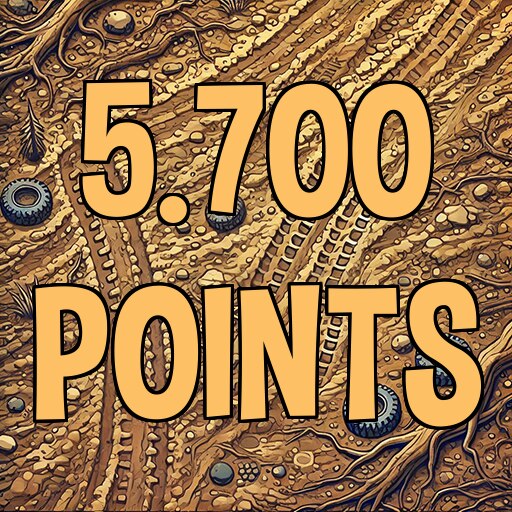 Reach 5.700 points in total