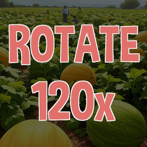 Rotate 120 times