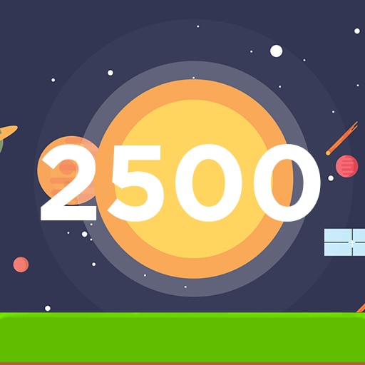 Accumulate 2500 points in total