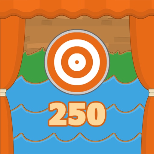 Hit 250 wooden targets